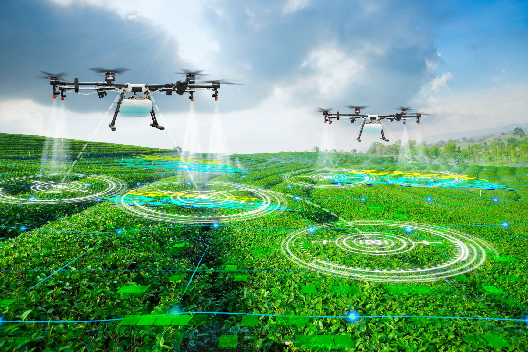 Drone Crop Spraying Systems